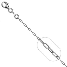 Cargar imagen en el visor de la galería, Cadena Forzantina Alargada de Dama en Plata 925