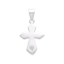 Cargar imagen en el visor de la galería, Cadena con Dije de Cruz con Circón en Plata 925
