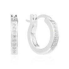 Cargar imagen en el visor de la galería, Argollas Cierre Italiano 14mm en Plata 925
