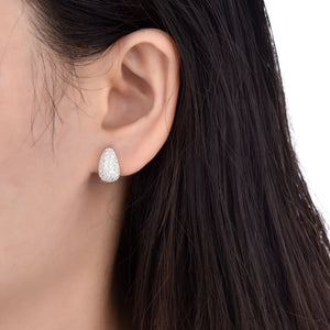 Zarcillos de Gota con Circones en Plata 925