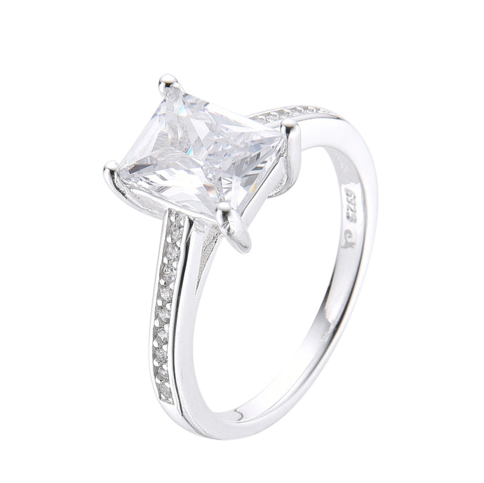 Anillo Compromiso Modelo Noah Plata 925
