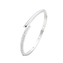 Cargar imagen en el visor de la galería, Pulsera Rígida Modelo Georgia en Plata 925
