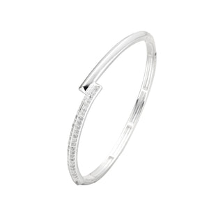 Pulsera Rígida Modelo Georgia en Plata 925