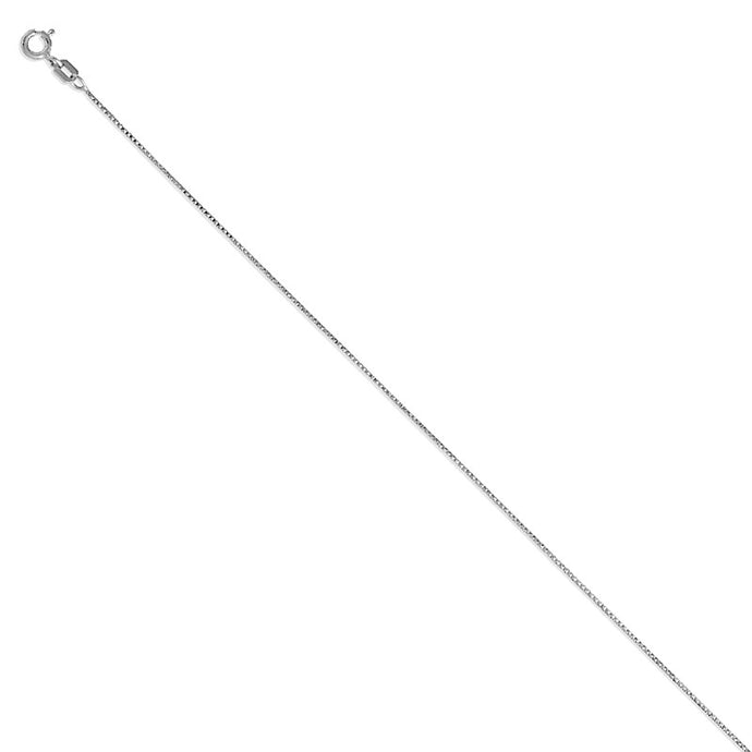 Cadena Cola de Ratón Diamantada de Dama en Plata 925
