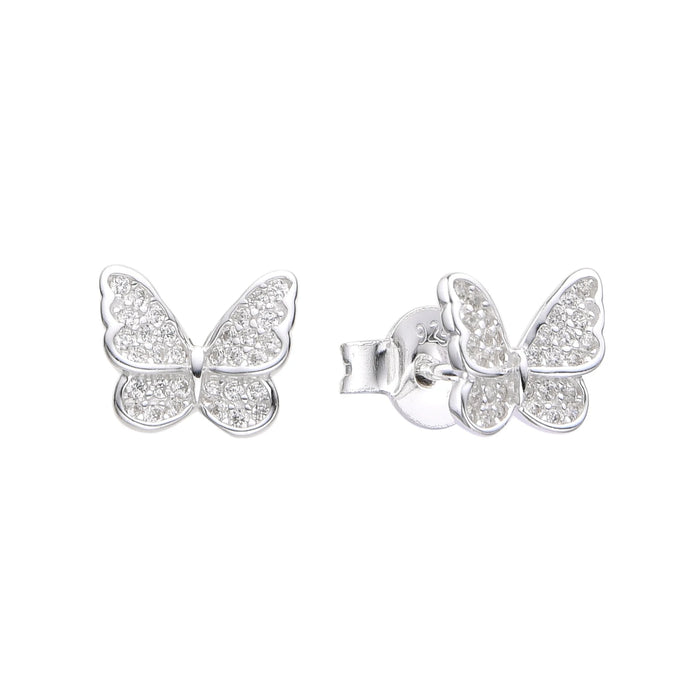 Zarcillos de Mariposa en Plata 925