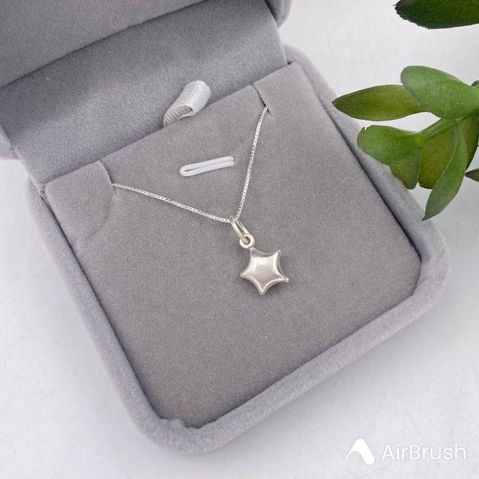 Cadena con Dije de Estrella en Plata 925