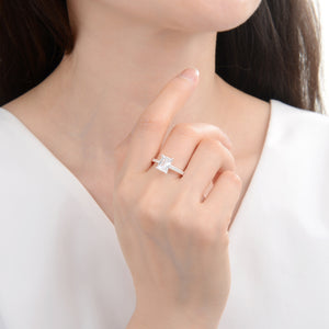 Anillo Compromiso Modelo Noah Plata 925