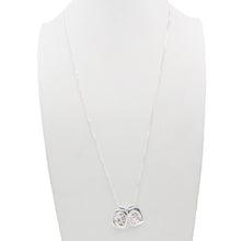 Cargar imagen en el visor de la galería, Escapulario Sagrado Corazón de Jesús y Virgen María en Plata 925
