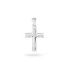 Cargar imagen en el visor de la galería, Cadena con Dije de Cruz Hueca en Plata 925
