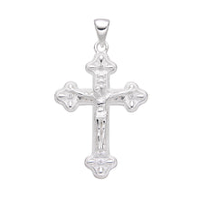 Cargar imagen en el visor de la galería, Cadena con Dije de Cristo Grande en Plata 925
