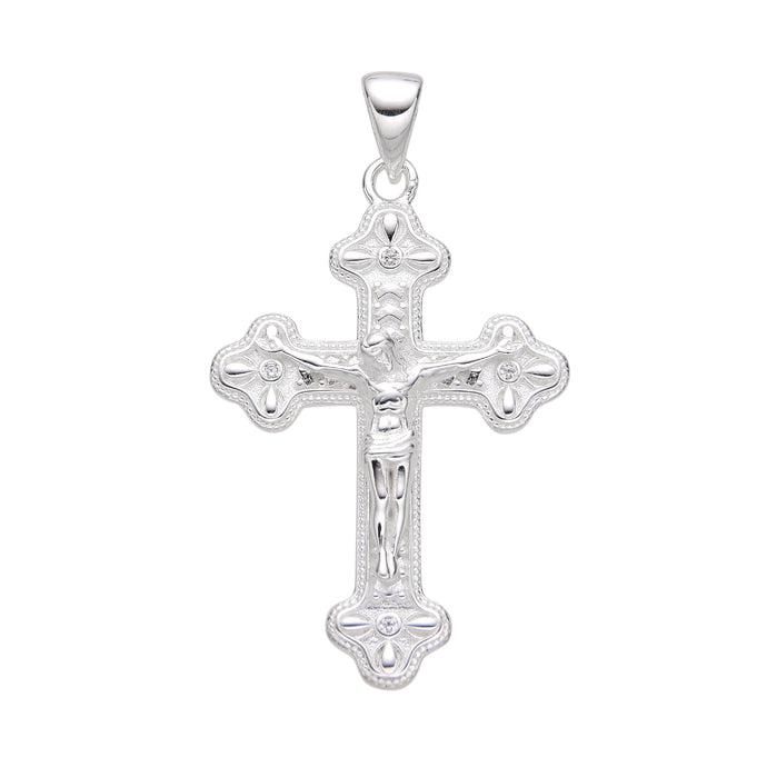 Dije de Cristo Grande en Plata 925