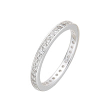 Cargar imagen en el visor de la galería, Anillo Sin Fin Modelo Zola en Plata 925

