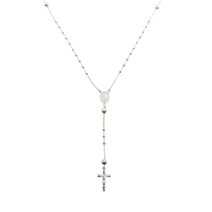 Rosario 60cm Virgen de La Milagrosa 2.5-5mm Plata 925