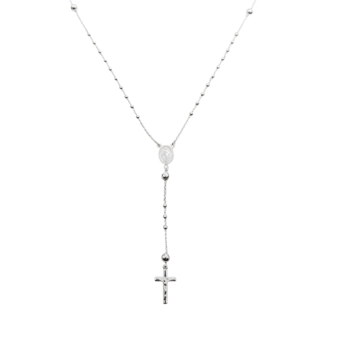 Rosario 60cm Virgen de La Milagrosa 2.5-5mm Plata 925