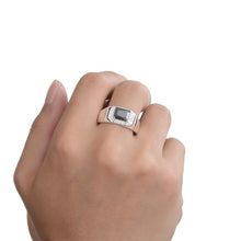 Cargar imagen en el visor de la galería, Anillo de Caballero Modelo Harry en Plata 925
