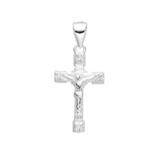 Cargar imagen en el visor de la galería, Cadena con Dije de Cruz con Cristo en Plata 925
