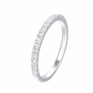 Anillo Medio Sin Fin Modelo Arantza en Plata 925