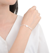 Cargar imagen en el visor de la galería, Pulsera de Corazón con Puntos de Luz en Plata 925
