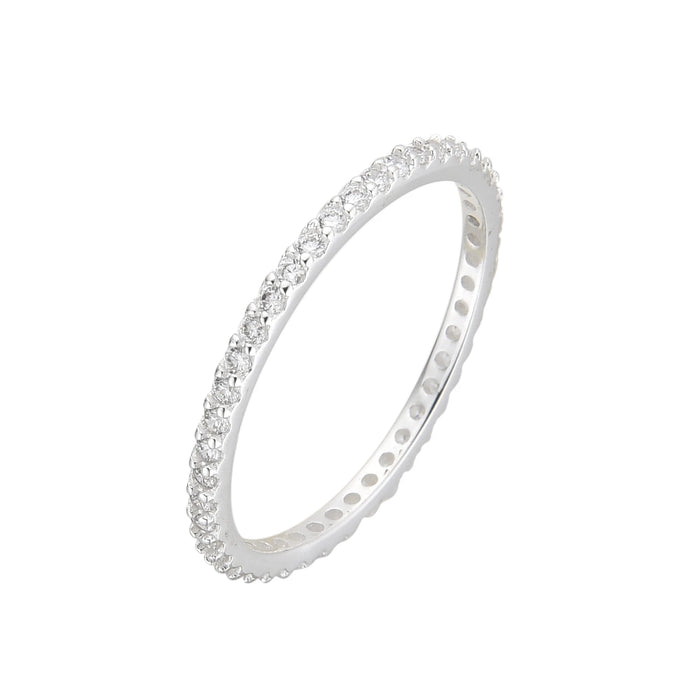 Anillo Sin Fin Modelo Camila en Plata 925