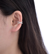 Cargar imagen en el visor de la galería, Zarcillos de Presión (Ear-Cuff) Kelly en Plata 925 (1pza)
