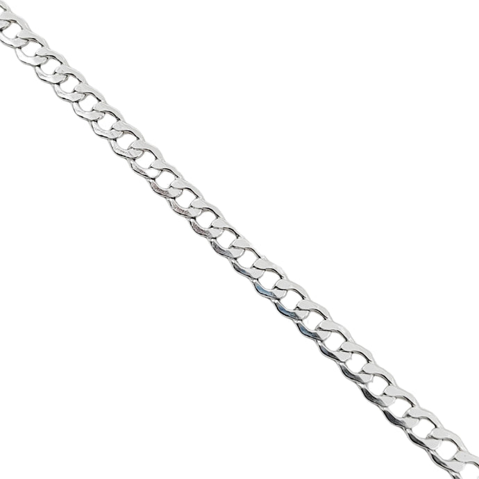 Cadena Barbada de Caballero Modelo Cris en Plata 925