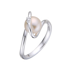 Cargar imagen en el visor de la galería, Anillo de Perla Sintética en Plata 925
