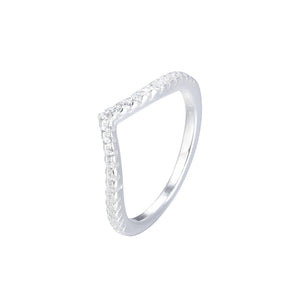 Anillo Tipo Tiara con Circones en Plata 925