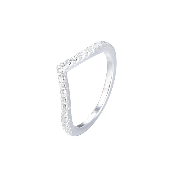 Anillo Tipo Tiara con Circones en Plata 925