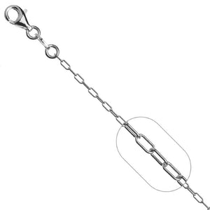 Cadena Forzantina Alargada de Dama en Plata 925