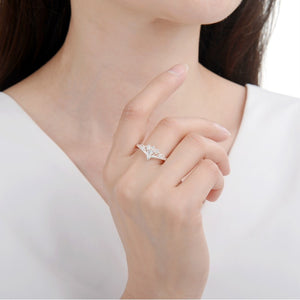 Anillo de Corona con Circones en Plata 925