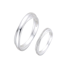 Cargar imagen en el visor de la galería, Anillos de Matrimonio Modelo Lisa en Plata 925

