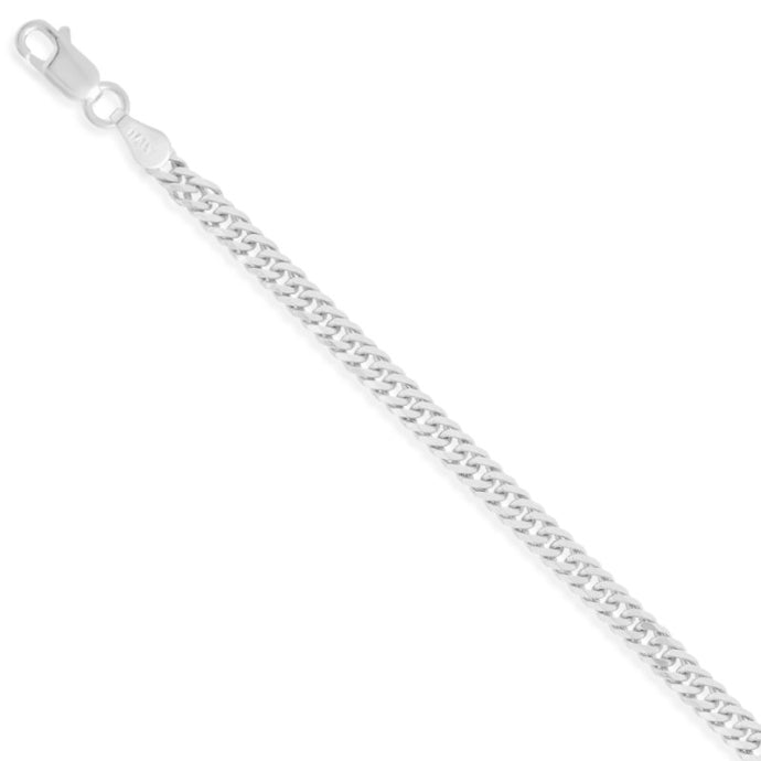 Pulsera de Caballero Barbada Doble en Plata 925