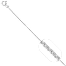 Cargar imagen en el visor de la galería, Cadena Espiga de Dama en Plata 925
