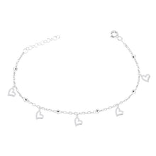 Cargar imagen en el visor de la galería, Pulsera Forzantina de Corazones en Plata 925
