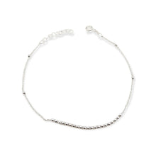 Cargar imagen en el visor de la galería, Tobillera de Bolitas 2.5mm en Plata 925
