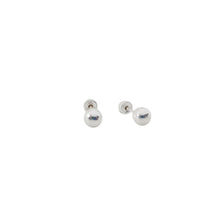 Cargar imagen en el visor de la galería, Abridores Tipo Rosca de Bola 4mm en Plata 925
