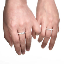 Cargar imagen en el visor de la galería, Anillos de Matrimonio Modelo Lisa en Plata 925

