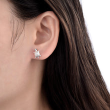 Cargar imagen en el visor de la galería, Zarcillos de Rosca de Tortuga en Plata 925
