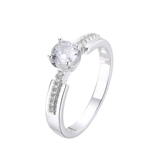 Cargar imagen en el visor de la galería, Anillo Compromiso Modelo Sarah Plata 925
