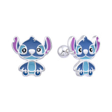 Cargar imagen en el visor de la galería, Zarcillos de Rosca de Stitch en Plata 925
