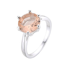 Cargar imagen en el visor de la galería, Anillo Circular Champagne en Plata 925
