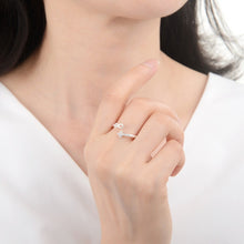 Cargar imagen en el visor de la galería, Anillo Ajustable de Infinito y Cruz en Plata 925
