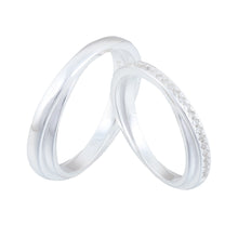 Cargar imagen en el visor de la galería, Anillos de Matrimonio Modelo Lisa en Plata 925
