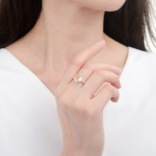 Cargar imagen en el visor de la galería, Anillo Circular Champagne en Plata 925
