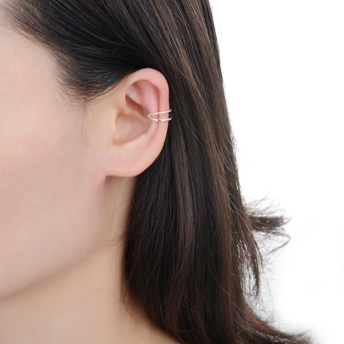 Zarcillos de Presión Modelo Ana (Ear-Cuff) en Plata 925 (1 Pieza)