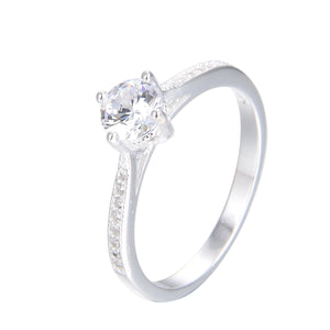 Anillo Compromiso Modelo Claudia Plata 925