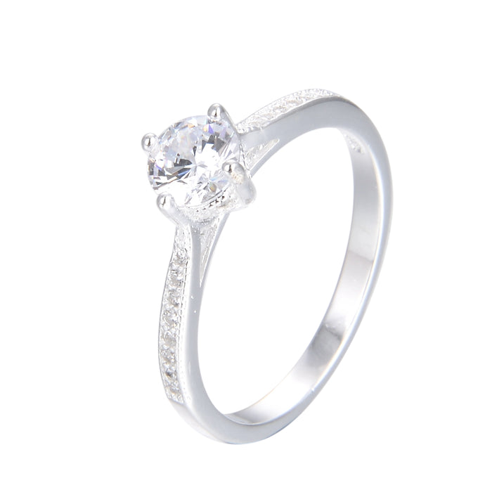 Anillo Compromiso Modelo Claudia Plata 925