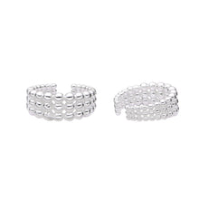 Cargar imagen en el visor de la galería, Zarcillos de Presión (Ear-Cuff) Pepitas en Plata 925 (1pza)

