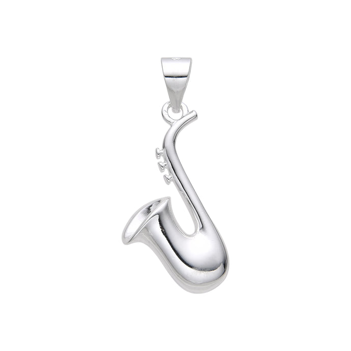 Dije de Saxofón En Plata 925