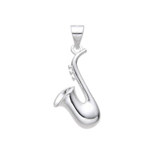 Cargar imagen en el visor de la galería, Cadena con Saxofón en Plata 925
